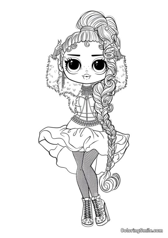 LOL OMG Déesse du Podium - Page de Coloriage