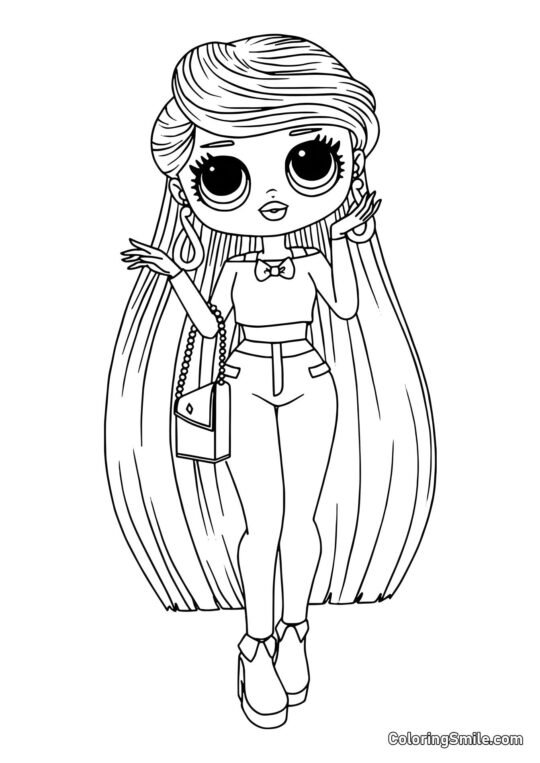 LOL OMG Fille Lara - Page de Coloriage