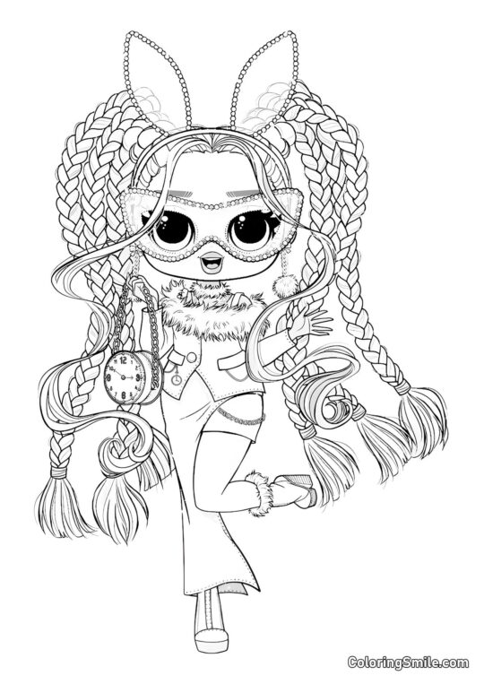 LOL OMG Lapin Blanc - Page de Coloriage