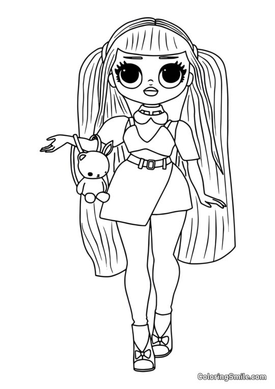 LOL OMG Douce Caramel - Page de Coloriage