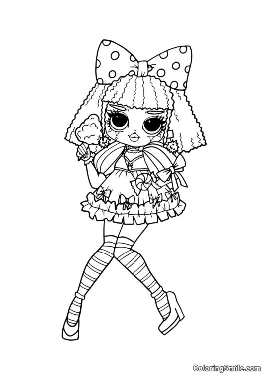 LOL OMG Trixsta - Page de Coloriage