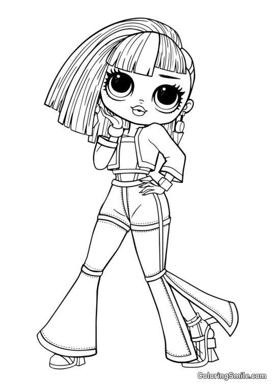 Angles LOL OMG Lumières - Page de Coloriage