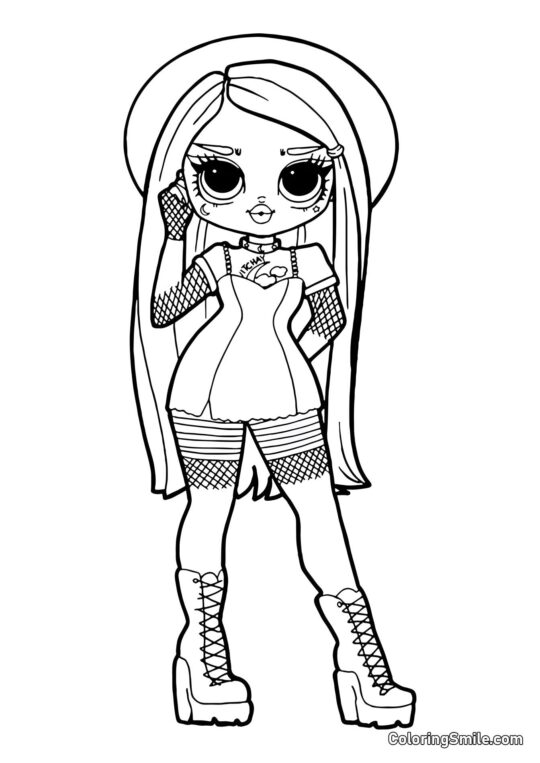 LOL OMG Petite Sorcière Witchey Bébé - Page de Coloriage