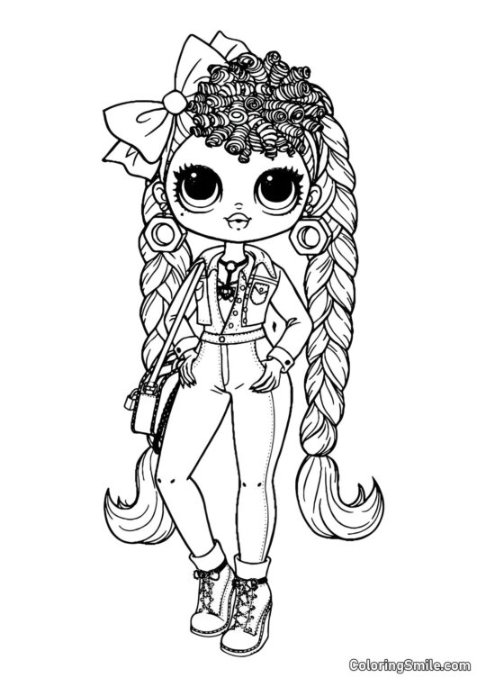 LOL OMG B.B. Inquiète - Page de Coloriage