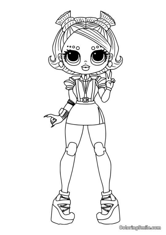 LOL OMG Bébé Stellaire - Page de Coloriage