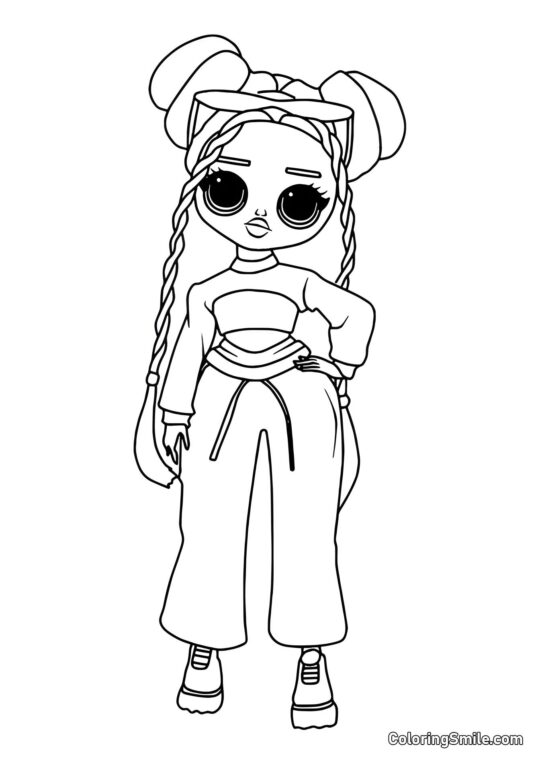 LOL OMG Fille Shilax - Page de Coloriage