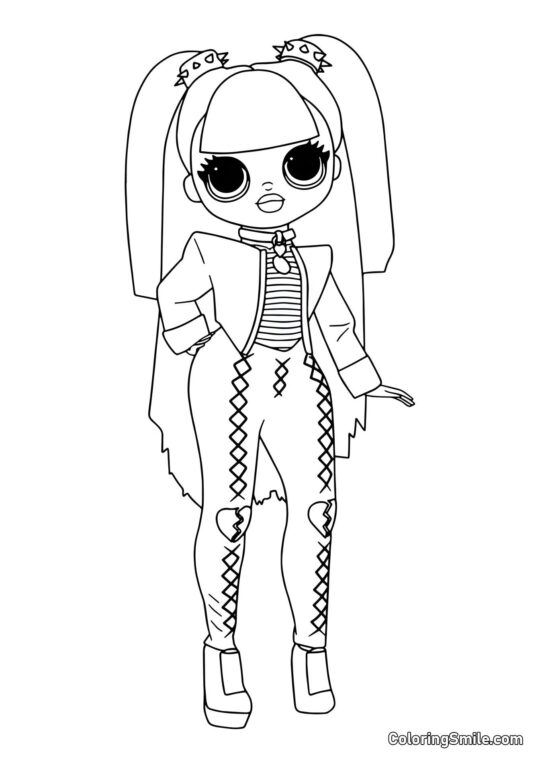 LOL OMG Danse Épicée - Page de Coloriage