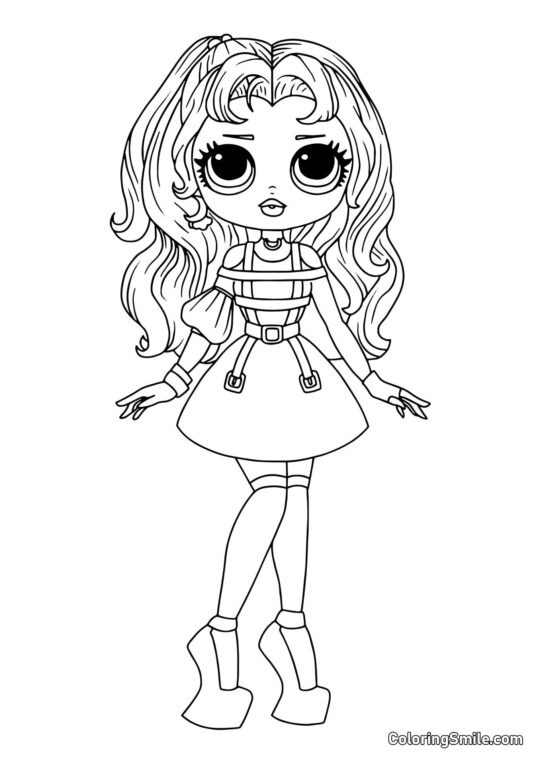 LOL OMG Grande Sœur Crépuscule - Page de Coloriage