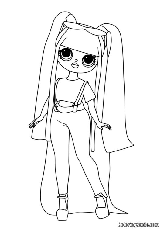 Kitty K LOL OMG Remix - Page de Coloriage