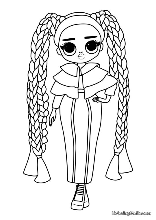 LOL OMG Grande Sœur Étoile - Page de Coloriage