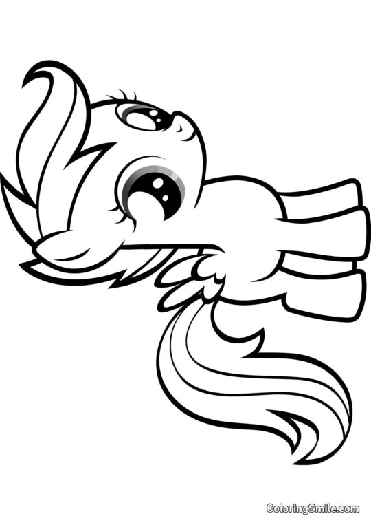 Scootaloo - Page de Coloriage