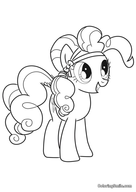 Poney Pinkie Pie - Page de Coloriage