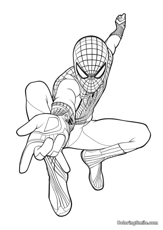 Spider-Man - Page de Coloriage
