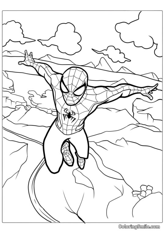 Spider-Man Fortnite - Page de Coloriage