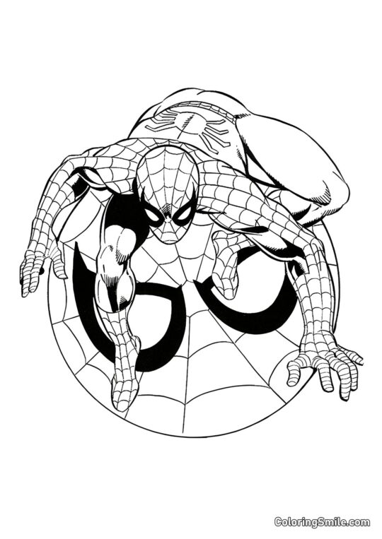 Symbole de Spider-Man - Page de Coloriage
