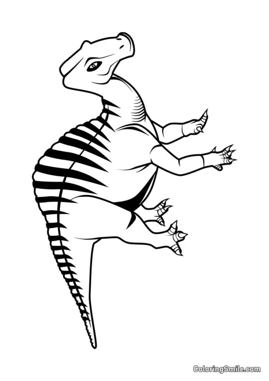 Ouranosaurus - Page de Coloriage