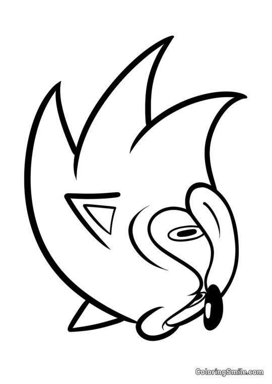 Sonic Hérisson Sonic Hérisson - Page de Coloriage