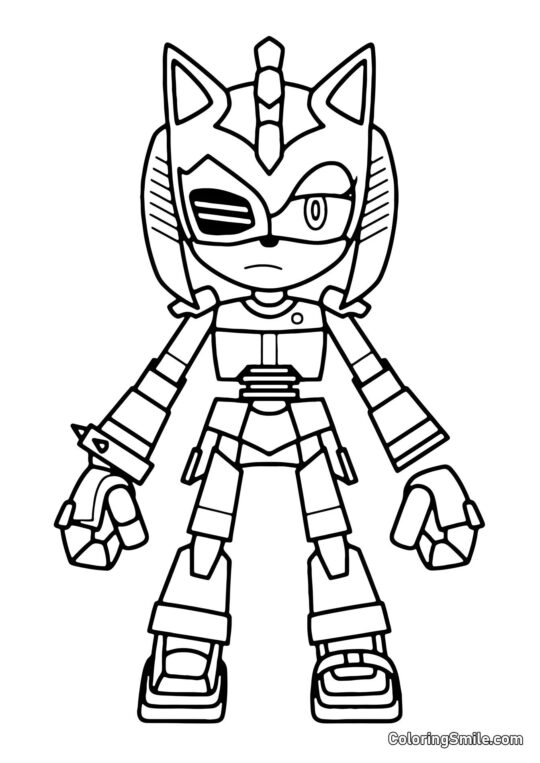 Rose Rouillée Rose Rouillée - Page de Coloriage