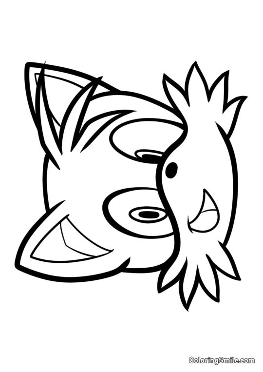 Miles Tails Prower Miles Tails Prower - Page de Coloriage