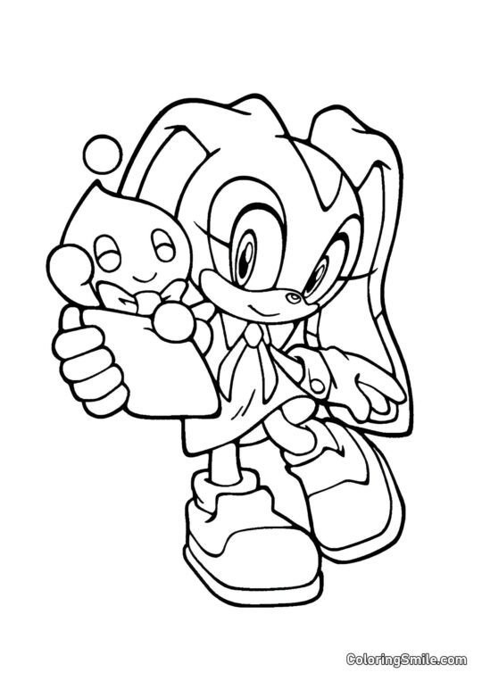 Cream le Lapin Cream le Lapin - Page de Coloriage