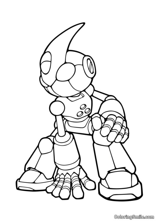 Robot Emerl Robot Emerl - Page de Coloriage