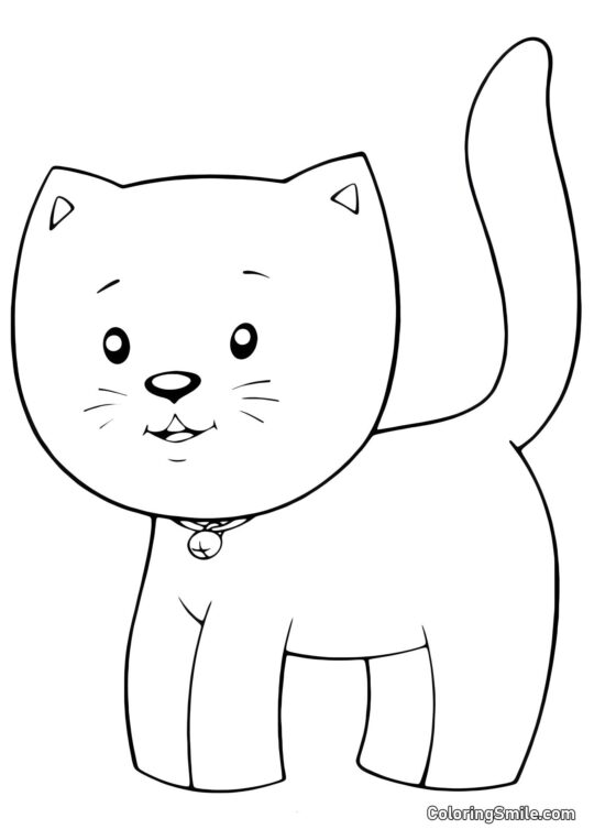 Petit Chat Mignon - Page de Coloriage