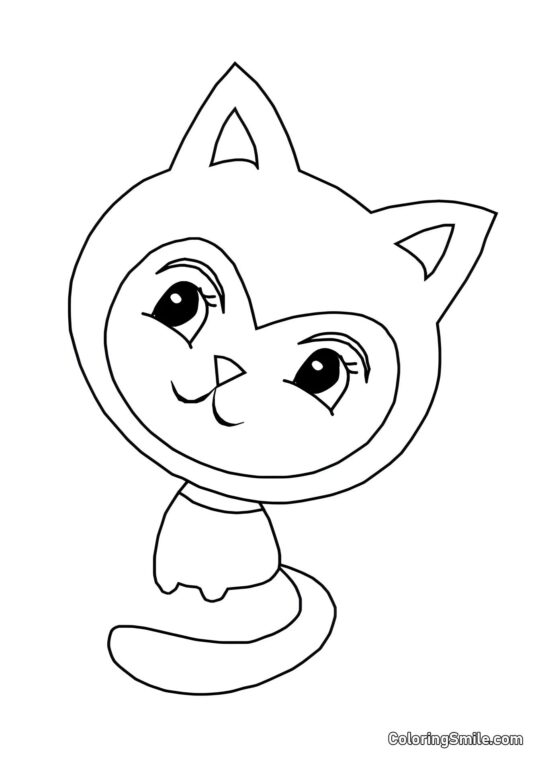 Petit Chaton - Page de Coloriage