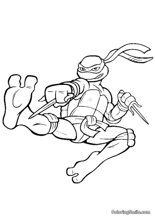 Raphaël Frappe - Page de Coloriage