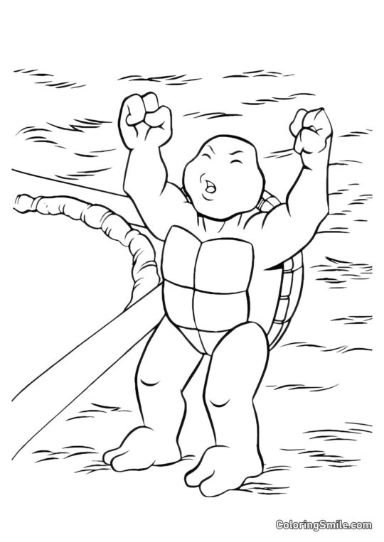Transformation de Tortue - Page de Coloriage