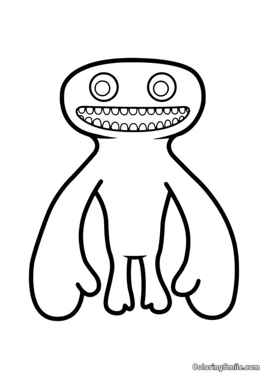 Jumbo Josh en pleine taille - Page de Coloriage