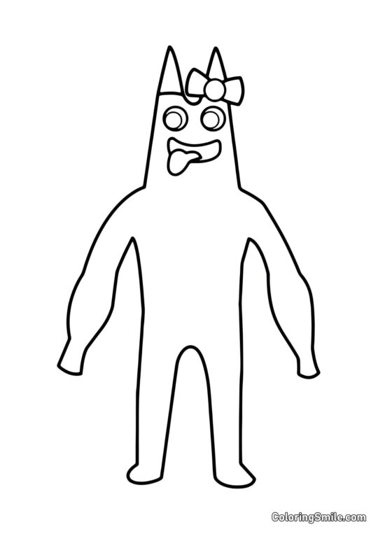 Banbalina de la maternelle Banban - Page de Coloriage