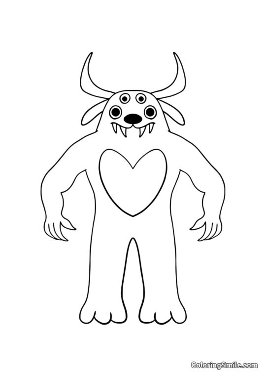 Docteur Fluffy Pants de la maternelle Banban - Page de Coloriage