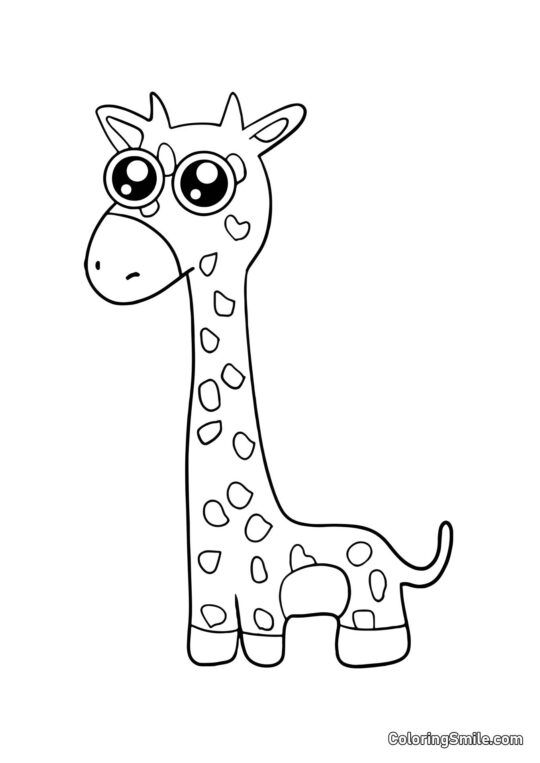 Girafe Melman de la maternelle Banban - Page de Coloriage