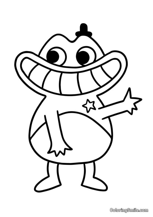 Shérif Jeff de la maternelle Banban - Page de Coloriage