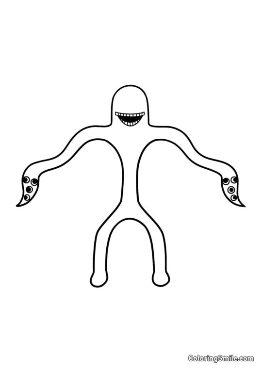 Long Joe de la maternelle Banban - Page de Coloriage