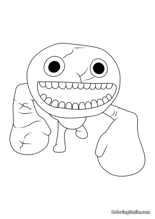 Monstre géant Jumbo Josh - Page de Coloriage