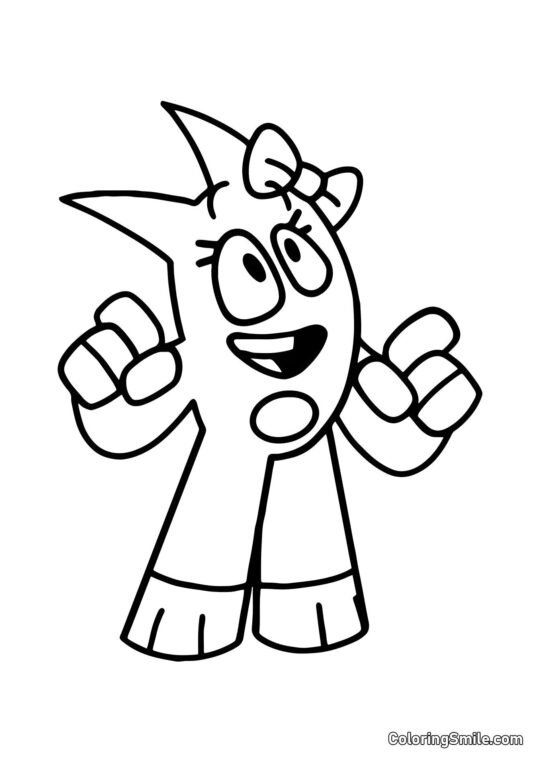 Anime Banbalina - Page de Coloriage