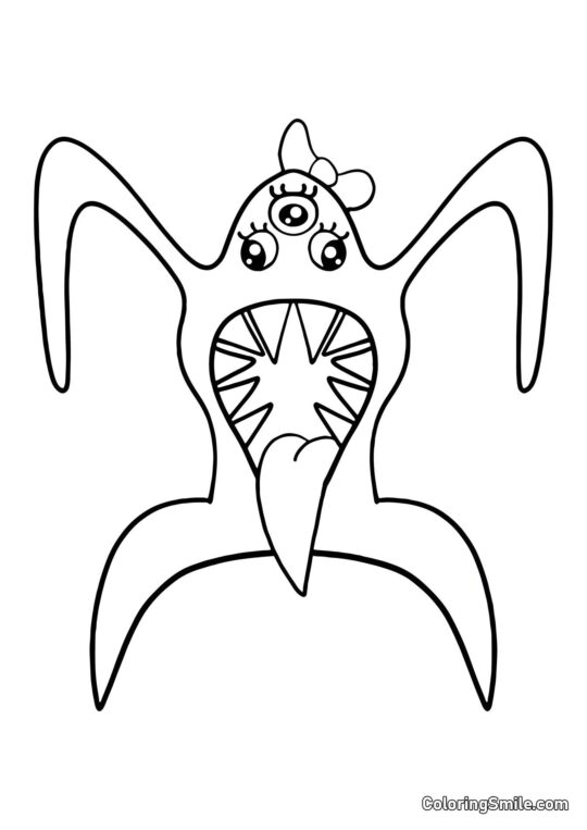 La belle Nabnalina de la maternelle Banban - Page de Coloriage