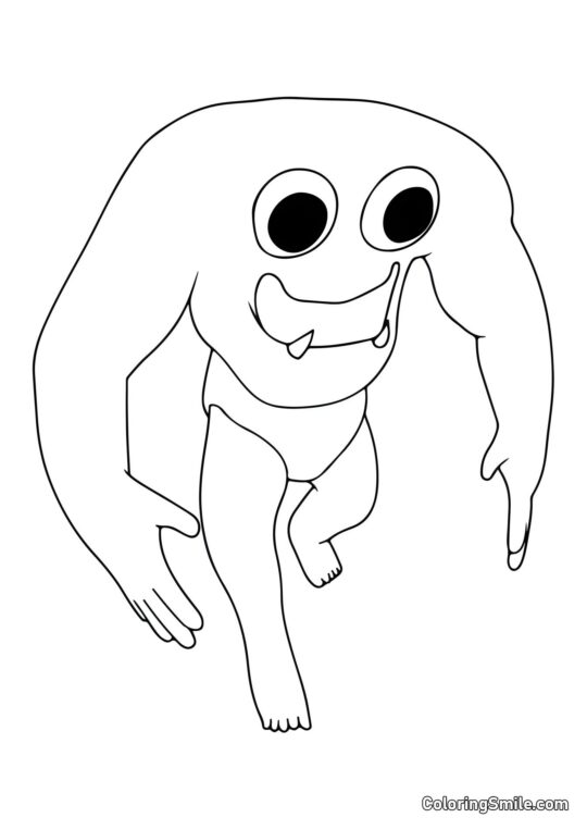 Capitaine Violin de la maternelle Banban - Page de Coloriage