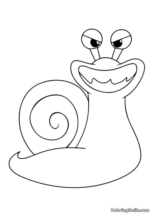 Escargot Selene de la maternelle Banban - Page de Coloriage