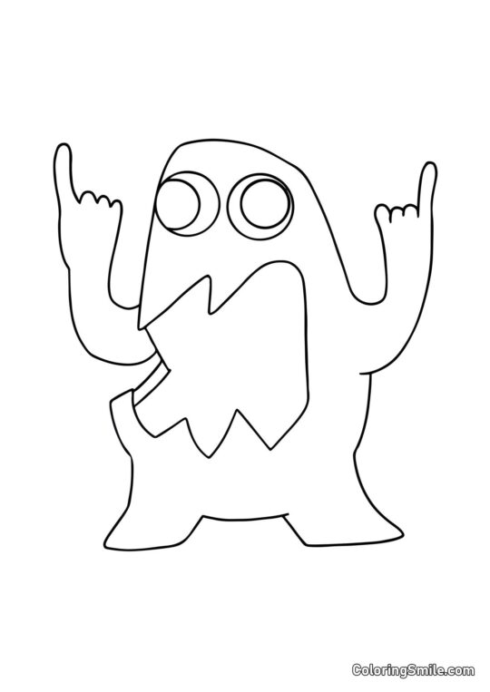 Joel puant de la maternelle Banban - Page de Coloriage