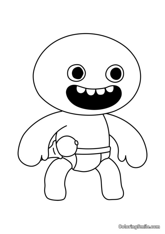 Bébé Jumbo Josh - Page de Coloriage