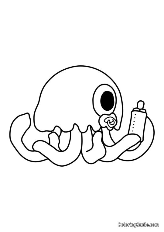 Bébé Stinger Flynn - Page de Coloriage