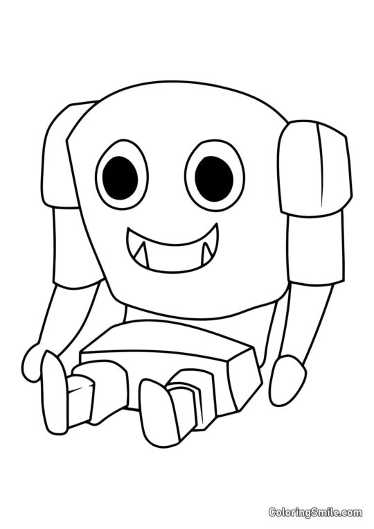 Jouet Capitaine Fiddles - Page de Coloriage