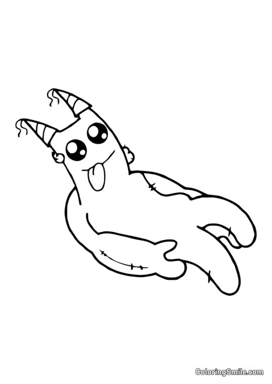 Banban mignon - Page de Coloriage