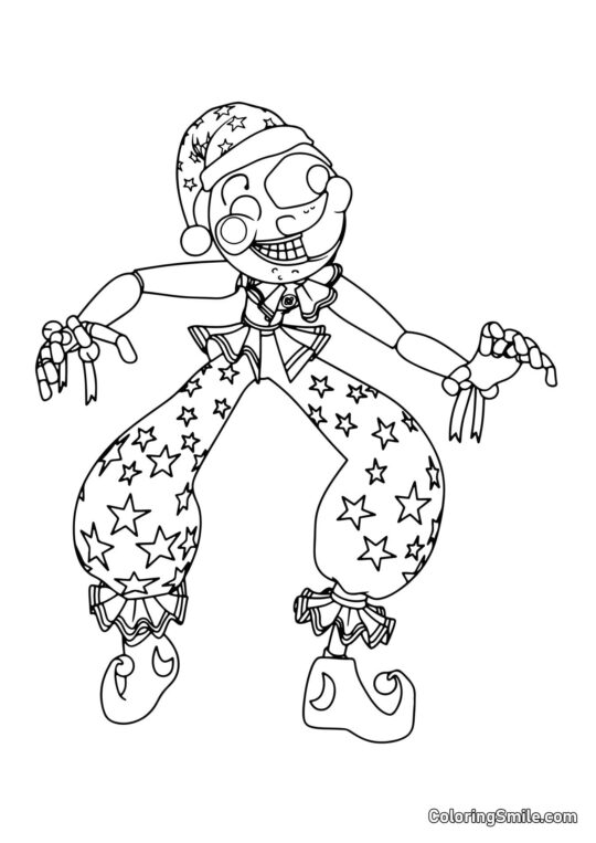 Animatronique Lune Animatronique Lune - Page de Coloriage