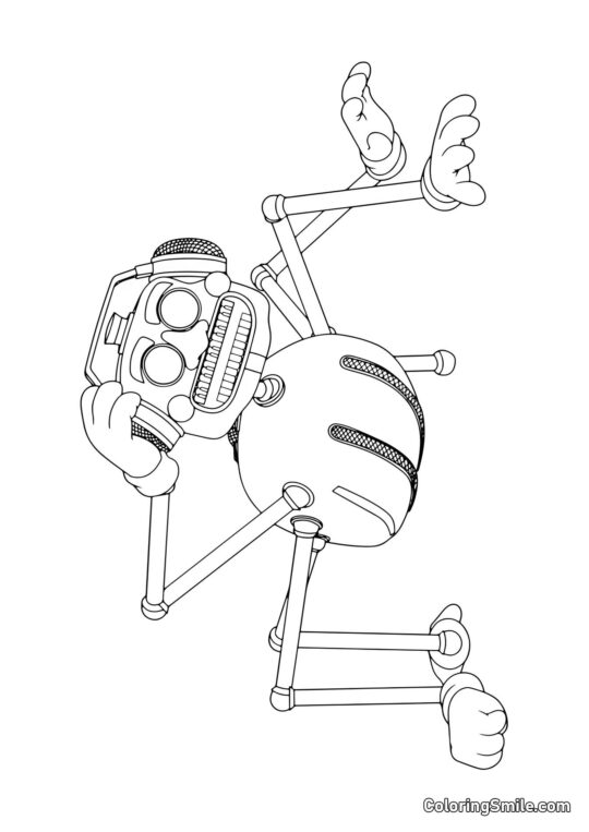 DJ FNAF DJ FNAF - Page de Coloriage