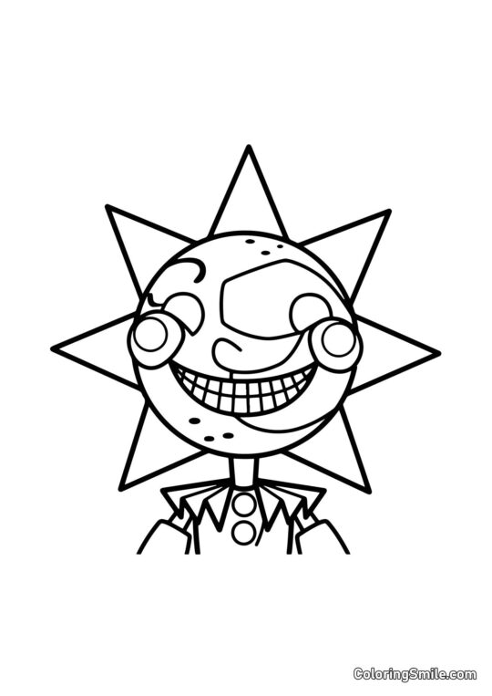 Sundrop de FNAF Sundrop de FNAF - Page de Coloriage