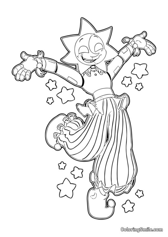 Sundrop S’amusant Sundrop S’amusant - Page de Coloriage