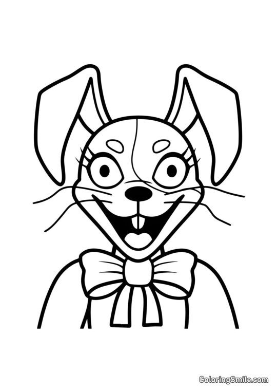 Vanessa (Vanny) de FNAF 9 Security Breach Vanessa (Vanny) de FNAF 9 Security Breach - Page de Coloriage